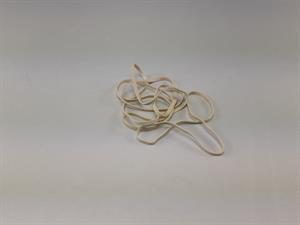 Vita gummiband, 180 mm lång x 4 mm bred, 4 stk